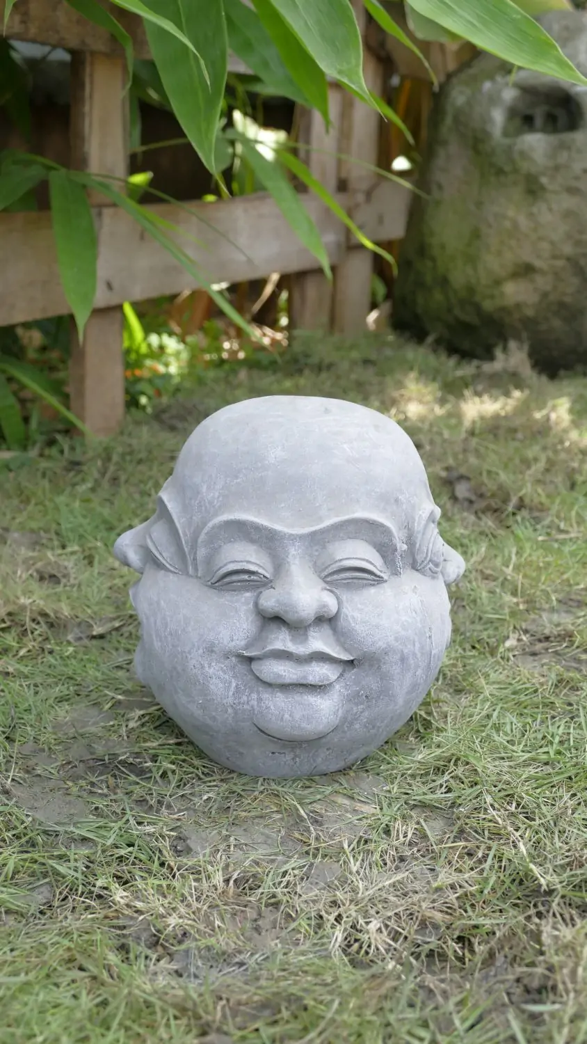 Artikelbild 2 des Artikels “Si Mian Fo -Großer viergesichtiger Buddha, 20cm H | Steinguss “